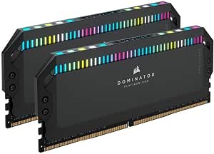 MEMORIA RAM PC 16GB (2×8GB) CORSAIR DOMINATOR PLATINUM RGB DDR4 3600MHz CL18 1.35V RGB CMT16GX4M2C3600C18 NEGRO