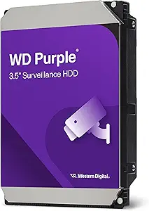 HD INTERNO 8TB WESTERN DIGITAL PURPLE WD85PURZ SATA III 5640 RPM CACHÉ 256 MB / OPTIMIZADO PARA VIDEOVIGILANCIA