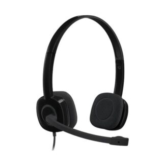 HEADSET LOGITECH H151 STEREO ALÁMBRICO 3.5 981-000587 NEGRO